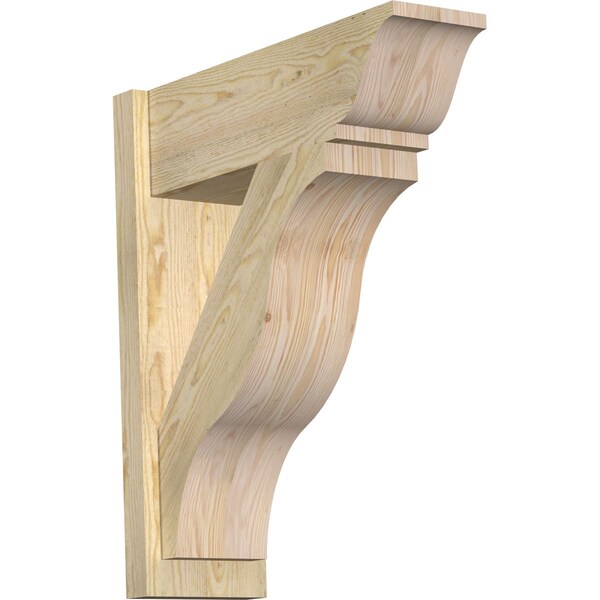 Ekena Millwork Funston Rough Sawn Traditional Outlooker, Douglas Fir, 8"W x 24"D x 28"H OUT08X24X28FST01RDF - main